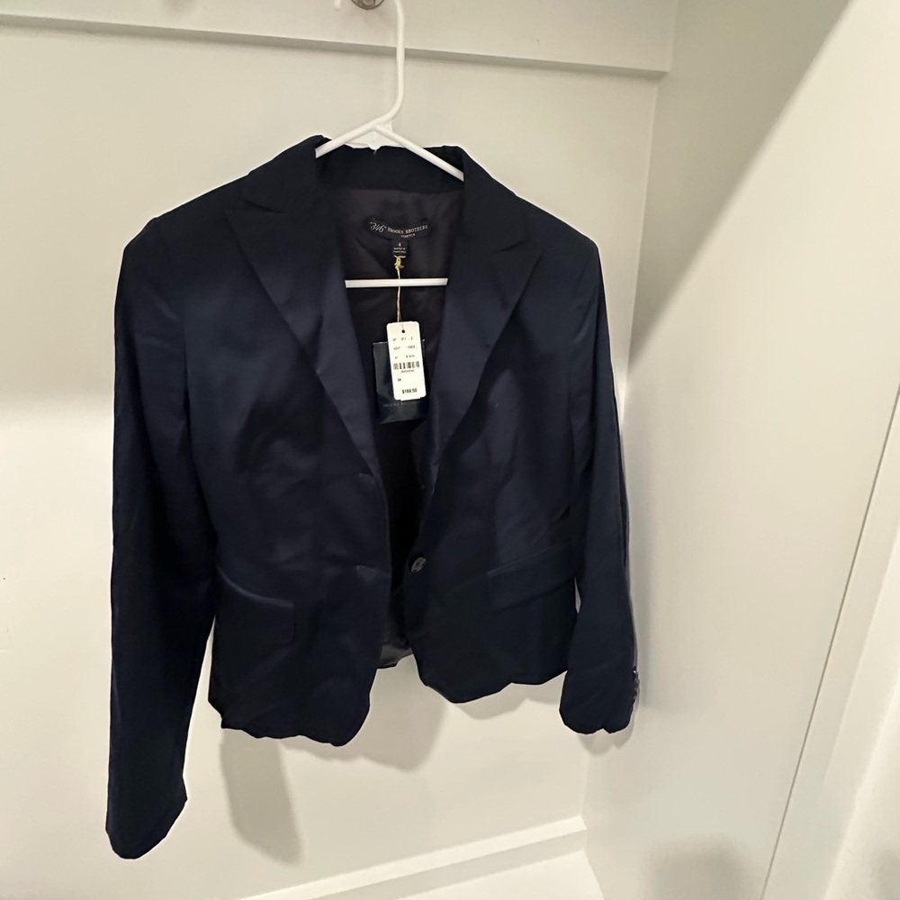 Navy Brooks Brothers Blazer Size 4